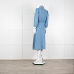 Ba&sh Blue Denim Larta Midi Dress