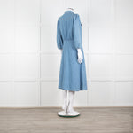 Ba&sh Blue Denim Larta Midi Dress