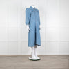 Ba&sh Blue Denim Larta Midi Dress