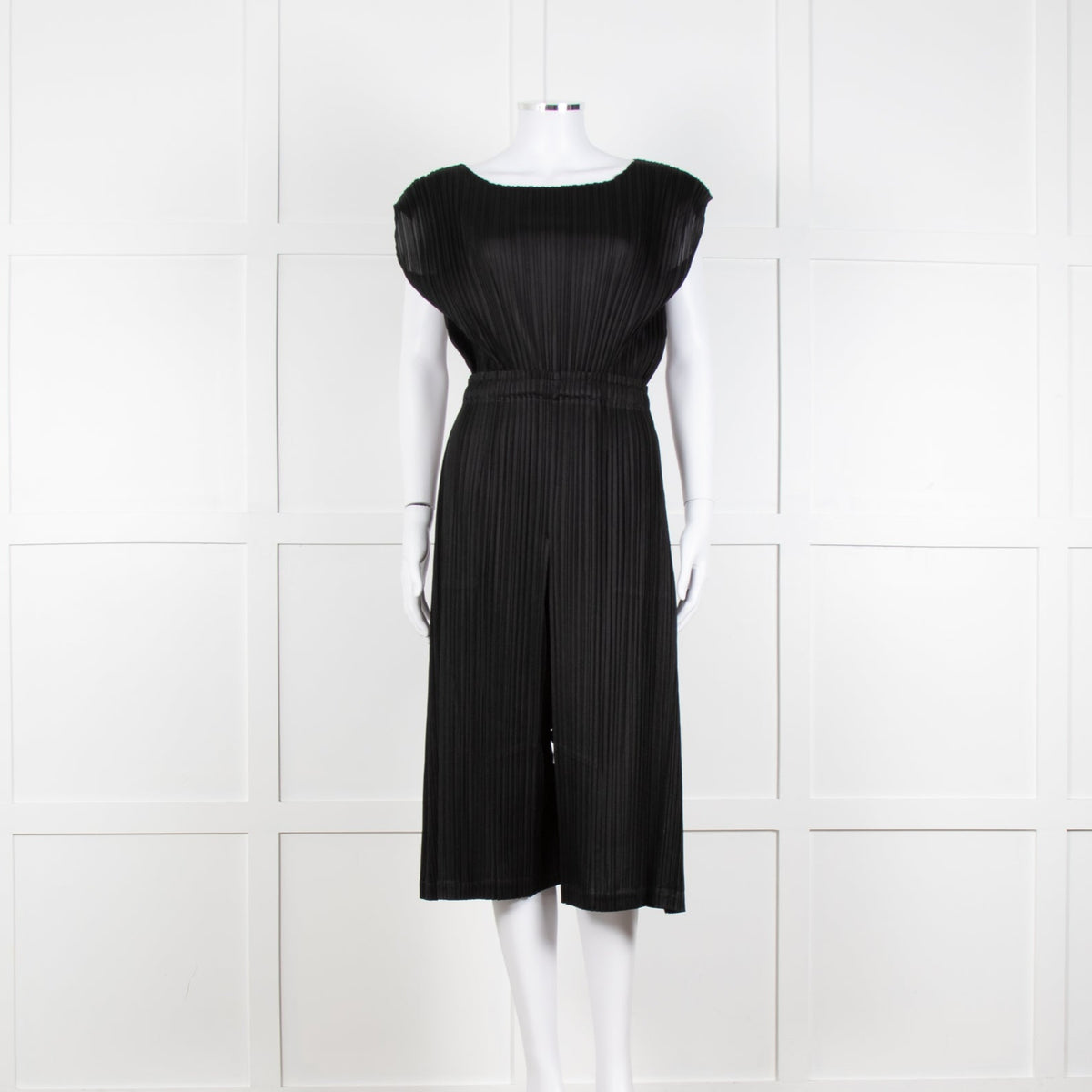 Issey Miyake Pleats Please Black Micro Pleat Jumpsuit