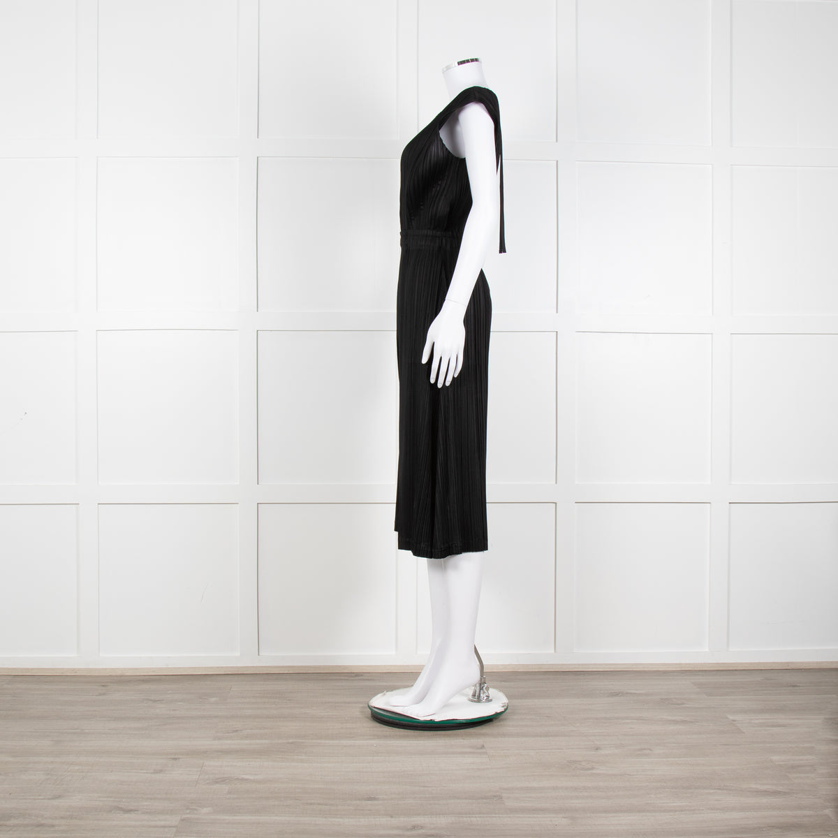 Issey Miyake Pleats Please Black Micro Pleat Jumpsuit