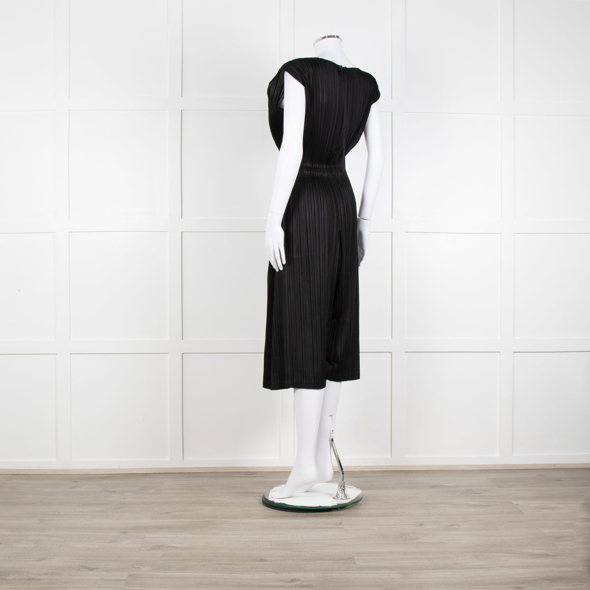 Issey Miyake Pleats Please Black Micro Pleat Jumpsuit