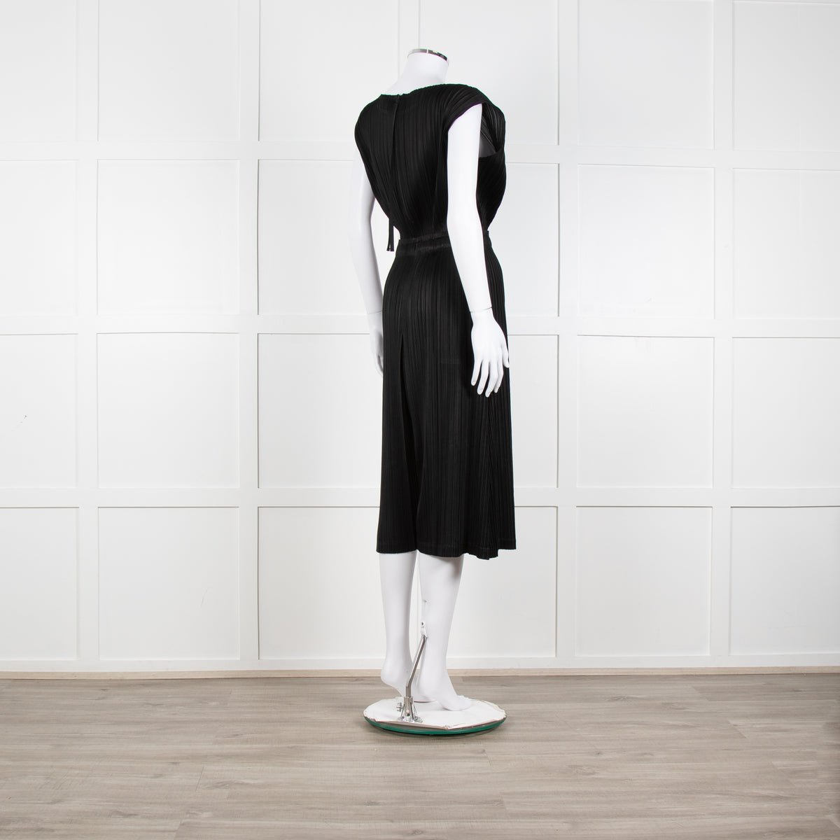 Issey Miyake Pleats Please Black Micro Pleat Jumpsuit
