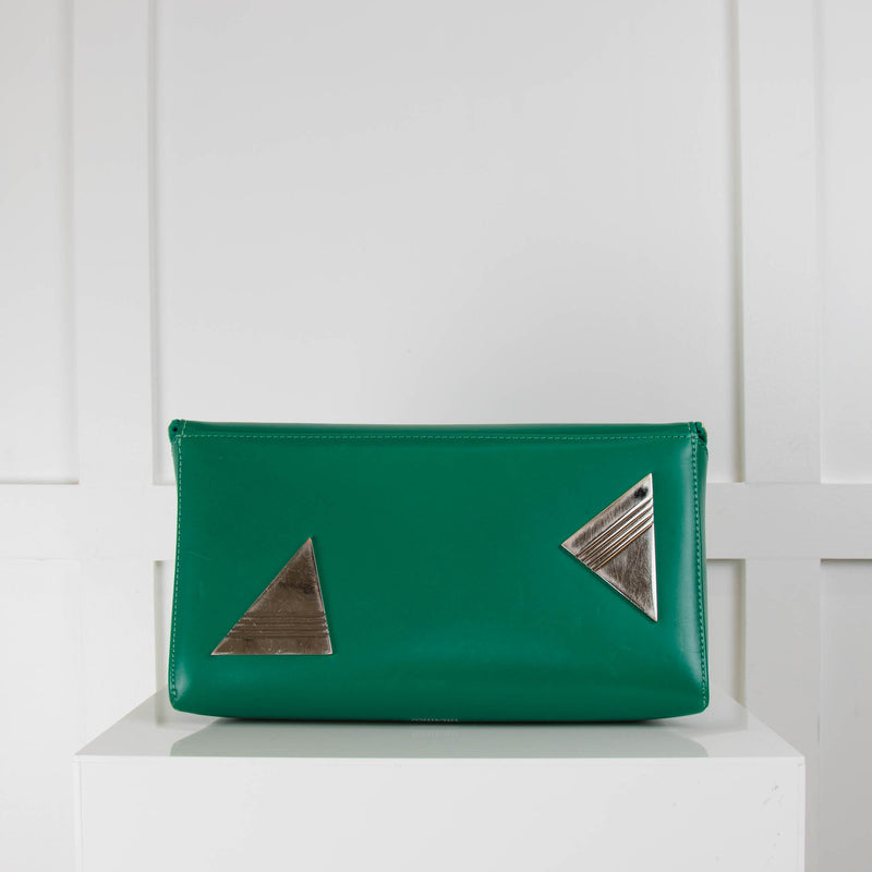 The Attico Green Leather Friday Bag