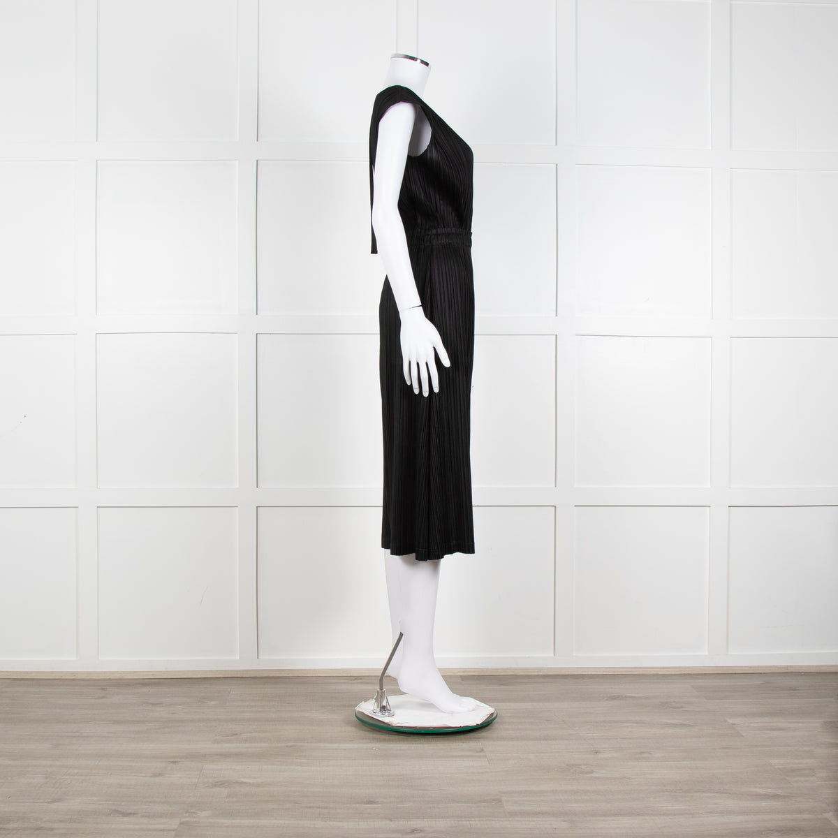 Issey Miyake Pleats Please Black Micro Pleat Jumpsuit