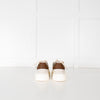 Hogan Cream Canvas H-Stripes Trainers