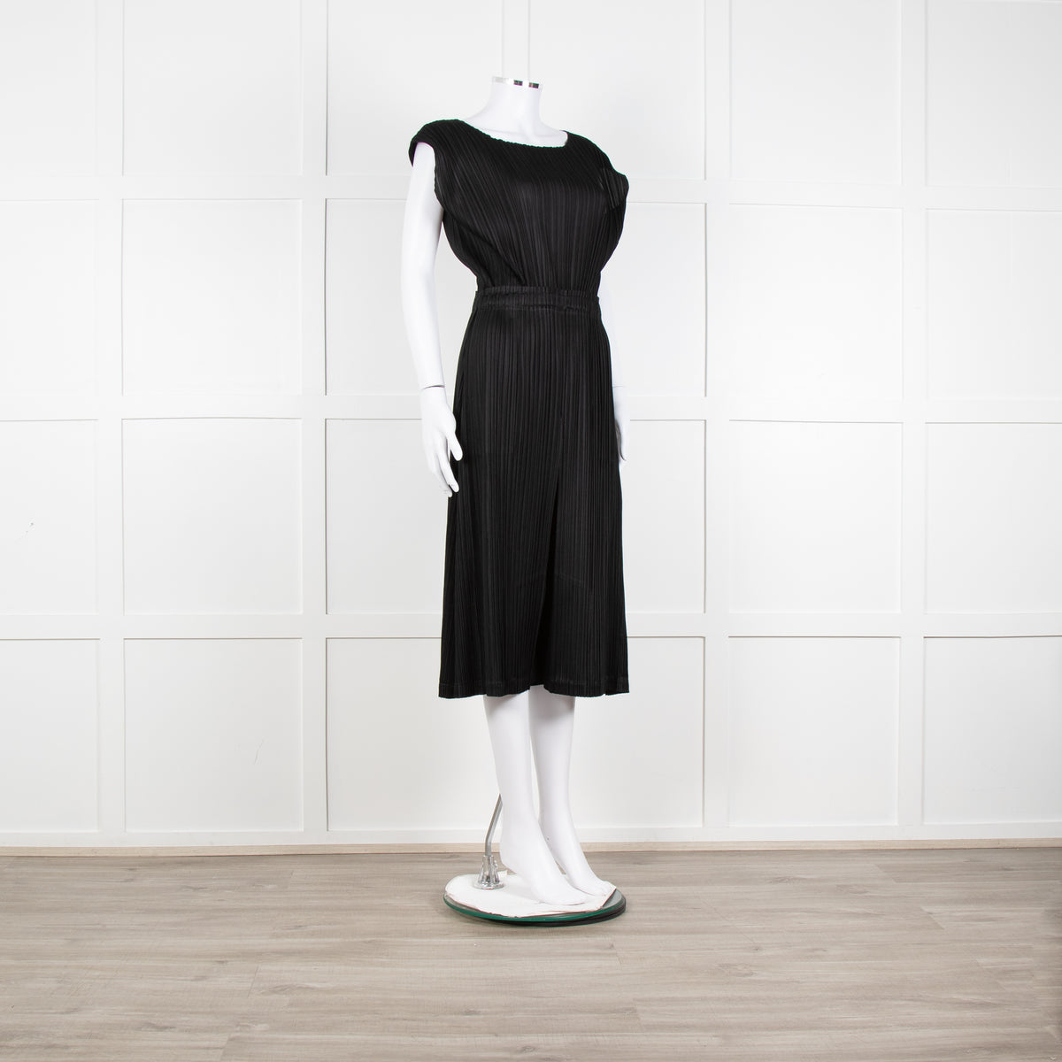 Issey Miyake Pleats Please Black Micro Pleat Jumpsuit