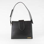 Jacquemus Black Le Bambino 24 Leather Shoulder Bag