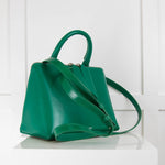 The Attico Green Leather Friday Bag