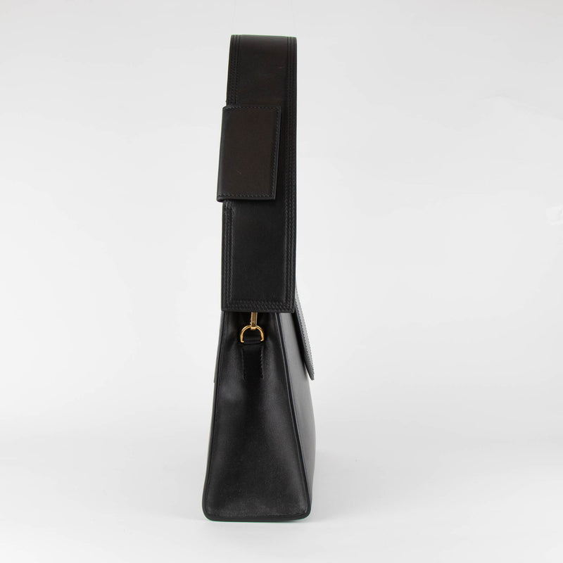 Jacquemus Black Le Bambino 24 Leather Shoulder Bag