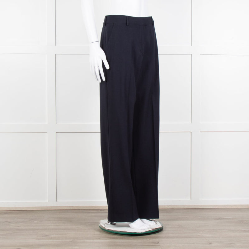 Tory Burch Navy Tailored Trousers