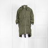 JW Anderson Green Oversized Puffer