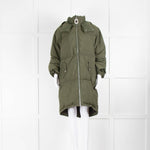 JW Anderson Green Oversized Puffer