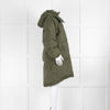 JW Anderson Green Oversized Puffer