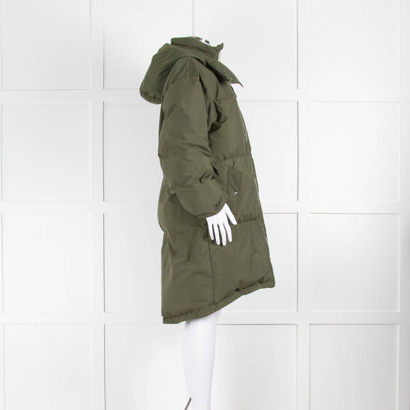 JW Anderson Green Oversized Puffer