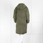 JW Anderson Green Oversized Puffer