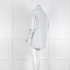 Second Female White Blue Double Pinstripe Long Sleeve Shirt