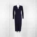Rag & Bone Navy Knit Button Down Cardi Dress