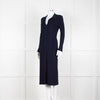 Rag & Bone Navy Knit Button Down Cardi Dress