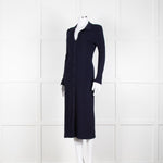 Rag & Bone Navy Knit Button Down Cardi Dress