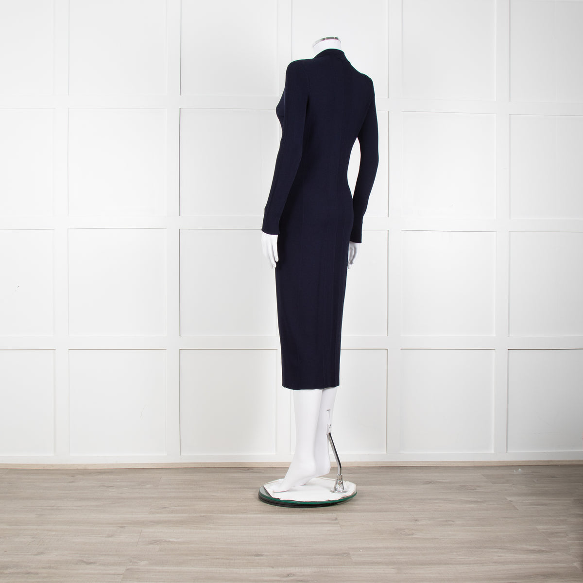 Rag & Bone Navy Knit Button Down Cardi Dress