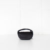 By Far Baby Cush Black Flat Grain Leather Handbag