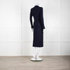 Rag & Bone Navy Knit Button Down Cardi Dress
