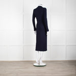 Rag & Bone Navy Knit Button Down Cardi Dress