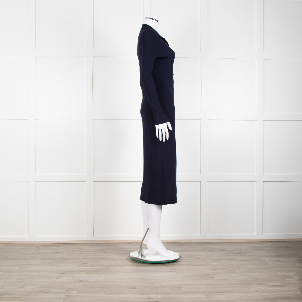 Rag & Bone Navy Knit Button Down Cardi Dress