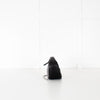 By Far Baby Cush Black Flat Grain Leather Handbag