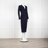 Rag & Bone Navy Knit Button Down Cardi Dress