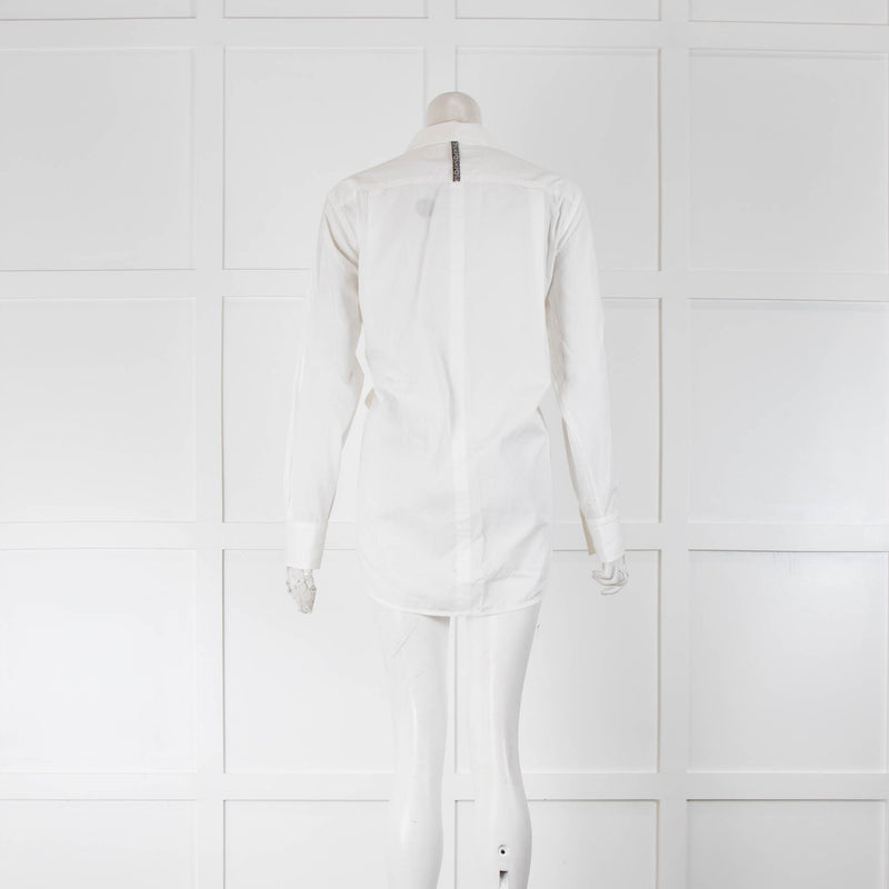 Proenza Schouler White Front Strap Long Sleeve Shirt