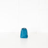 Gianni Versace Teal Hand Held Top Zip Bag