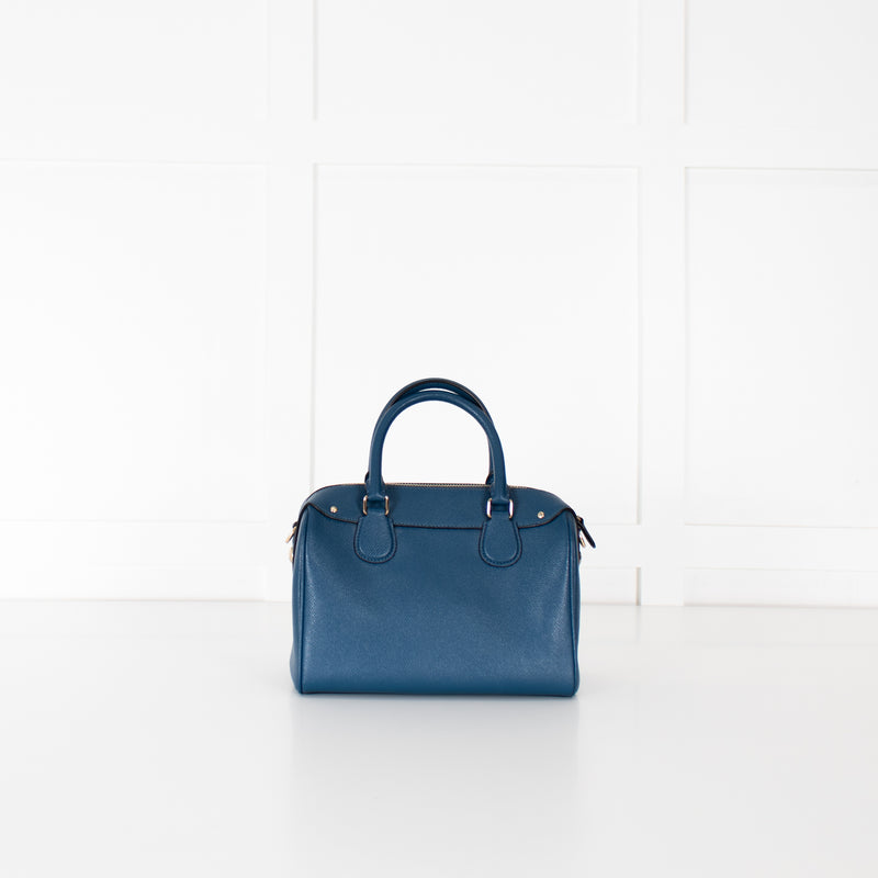 Coach Teal The Mini Bennett Crossgrain Bag