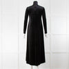 Norma Kamali Black Velvet Dress