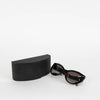 Prada Black Cats Eye with Tortoiseshell Arm Sunglasses