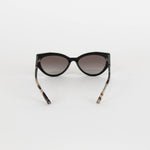 Prada Black Cats Eye with Tortoiseshell Arm Sunglasses