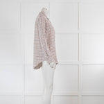 Rails Pink Grey White Check Shirt