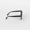 Chanel Black Quilted Arms Logo Sunglasses