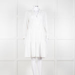 0039 Italy White Broderie Anglaise Short Dress