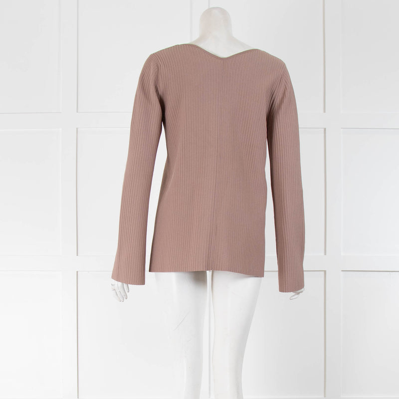 Theory Knit Taupe Top