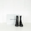 Fabiana Filippi Black Bead Embellished Combat Boots