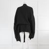 Raey Oversized Black Cashmere Cardigan