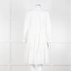 0039 Italy White Broderie Anglaise Short Dress