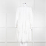 0039 Italy White Broderie Anglaise Short Dress