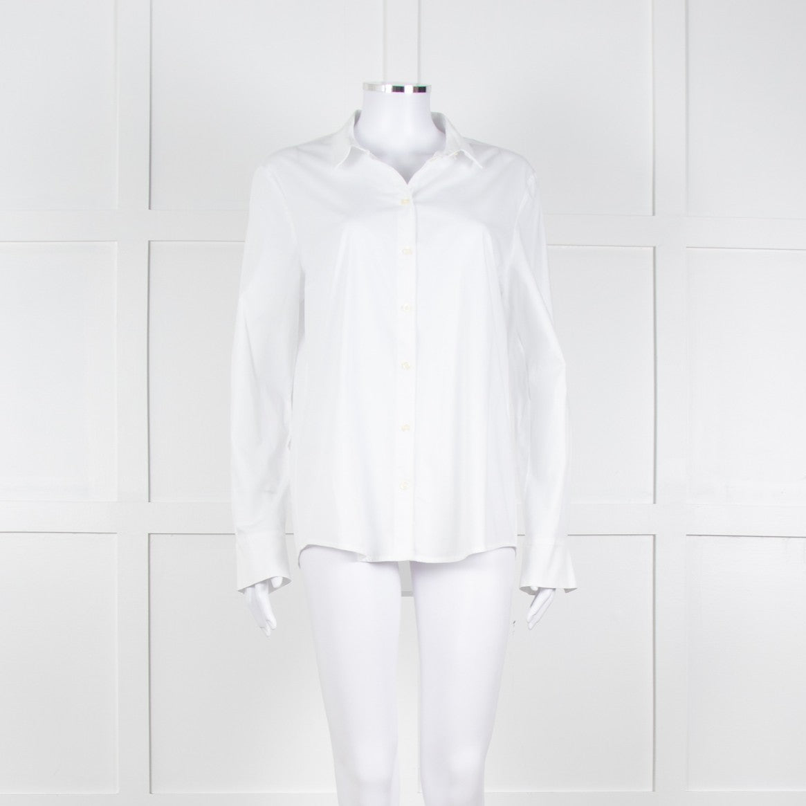 Baum und Pferdgarten White Collared Poplin Shirt