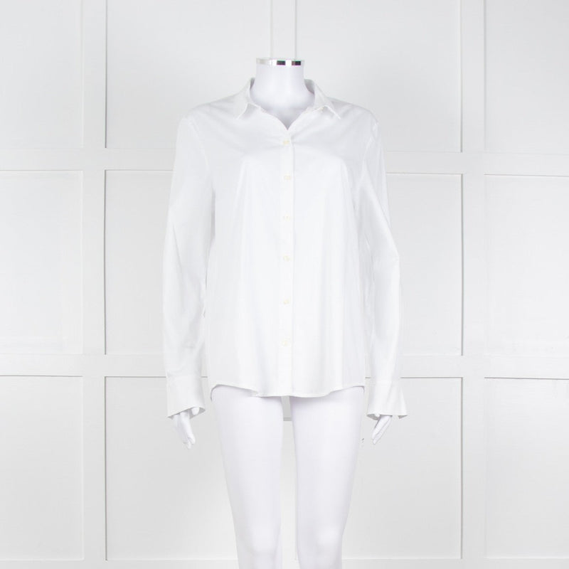 Baum und Pferdgarten White Collared Poplin Shirt