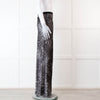 Nili Lotan Grey Leopard Print Maxi Skirt
