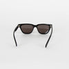 Saint Laurent Black Frame Sunglasses with Silver Corner Detail