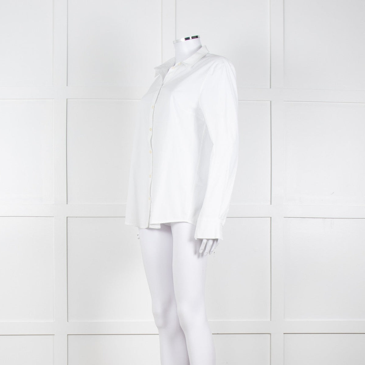 Baum und Pferdgarten White Collared Poplin Shirt